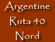 Argentine : Ruta 40 vers le Nord